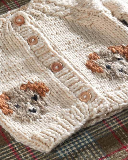 Puppy Cardigan, Hat & Slipper