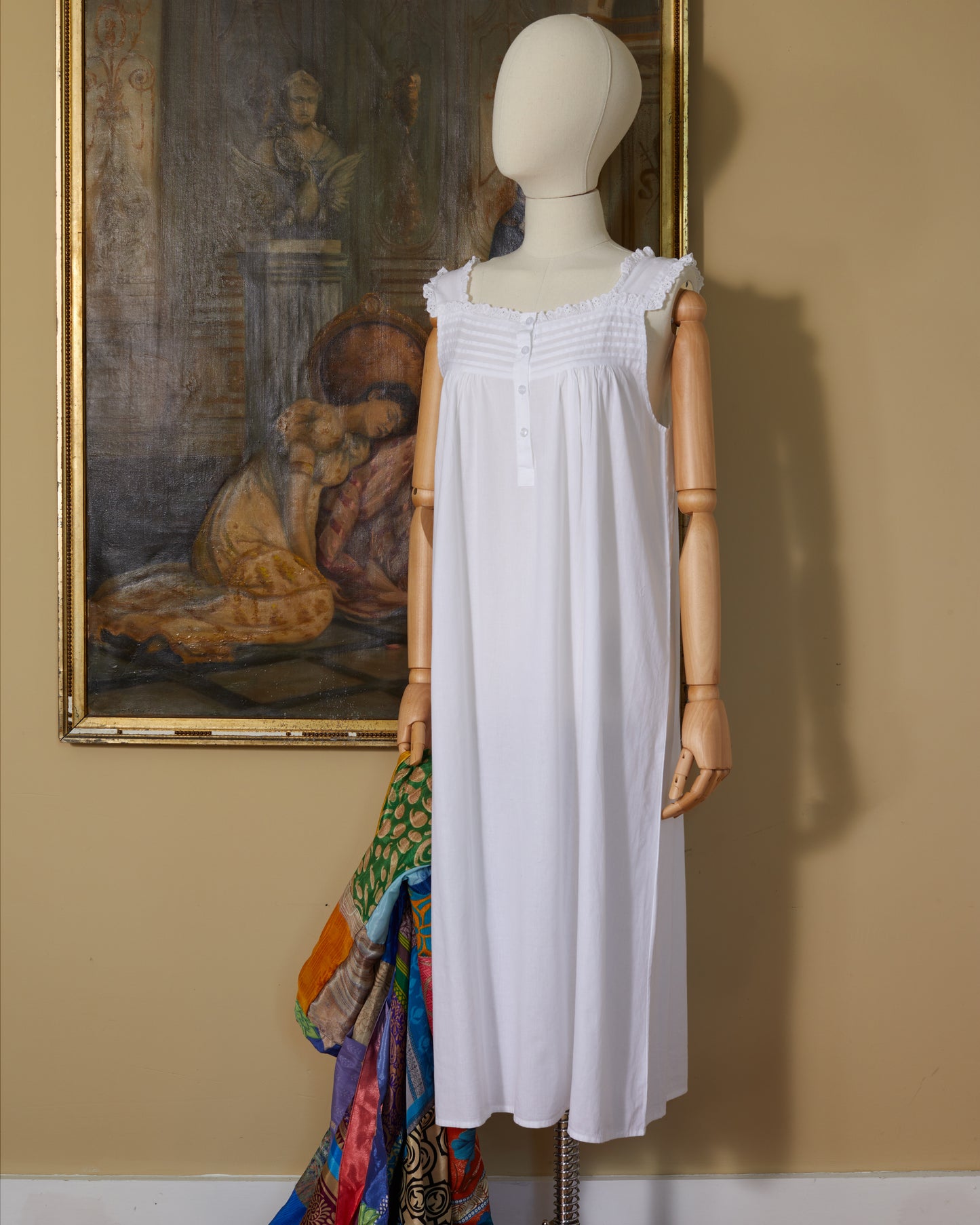 Button Front Night Dress