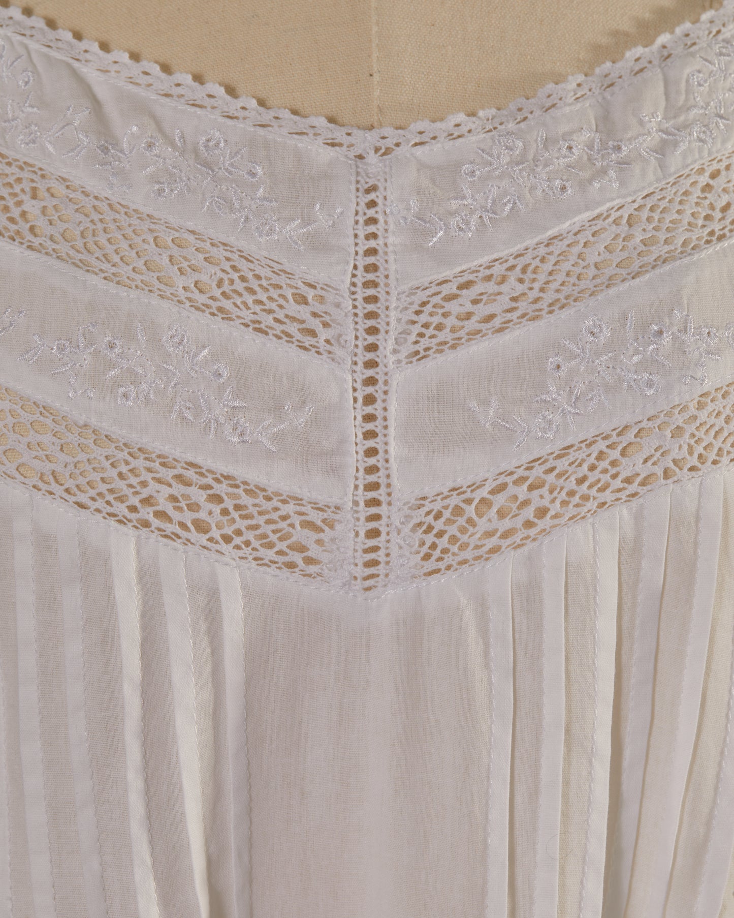 Pleated Front Night Dress