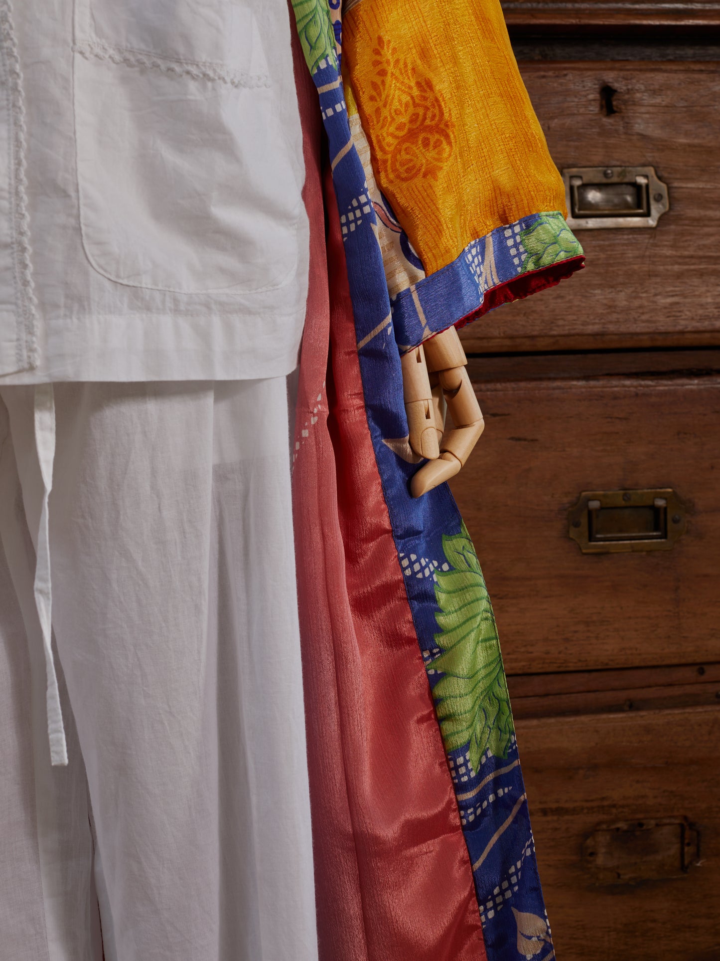 Silk Sari Patch Robe