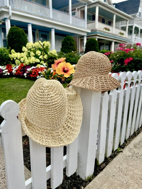 Woven Cloche Hat